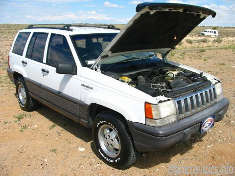 JEEP Generación
 Grand Cherokee I (Z) 5.2 i V8 4WD (220 Hp) Características técnicas
